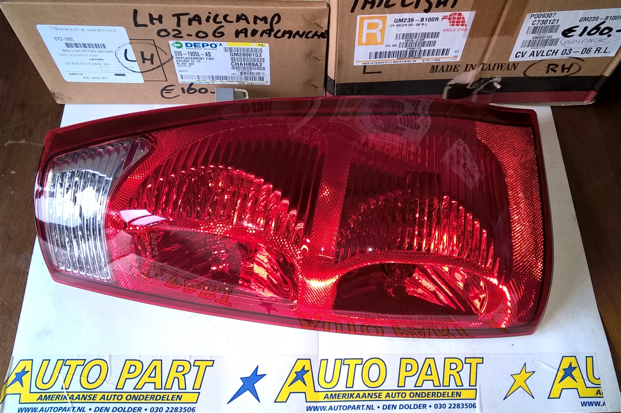Chevrolet Avalanche 2002-2006 achterlicht