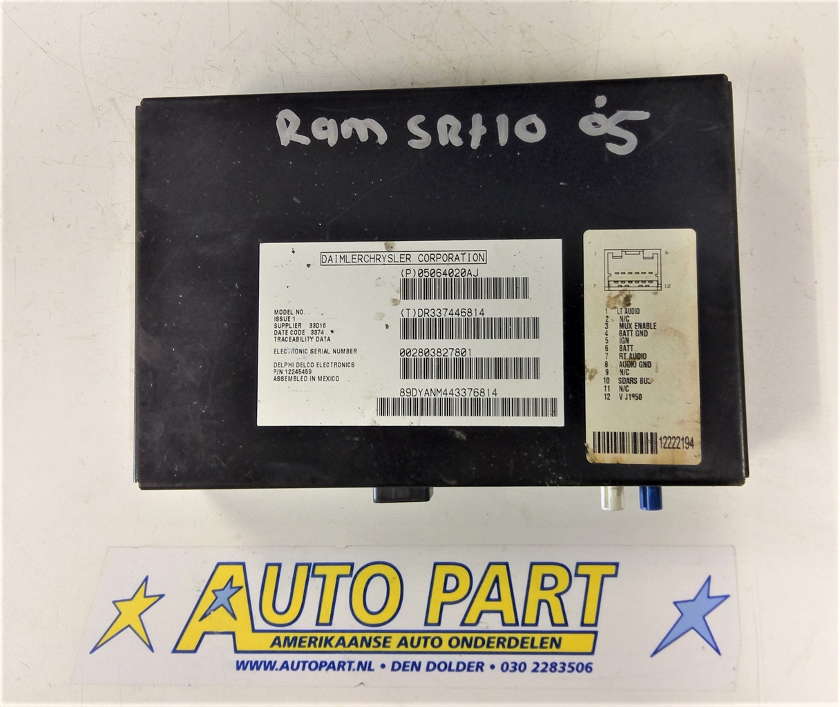 Dodge Ram audio ontvanger 2005