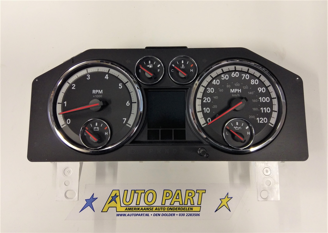 Dodge Ram pickup 2011 dashboard klok