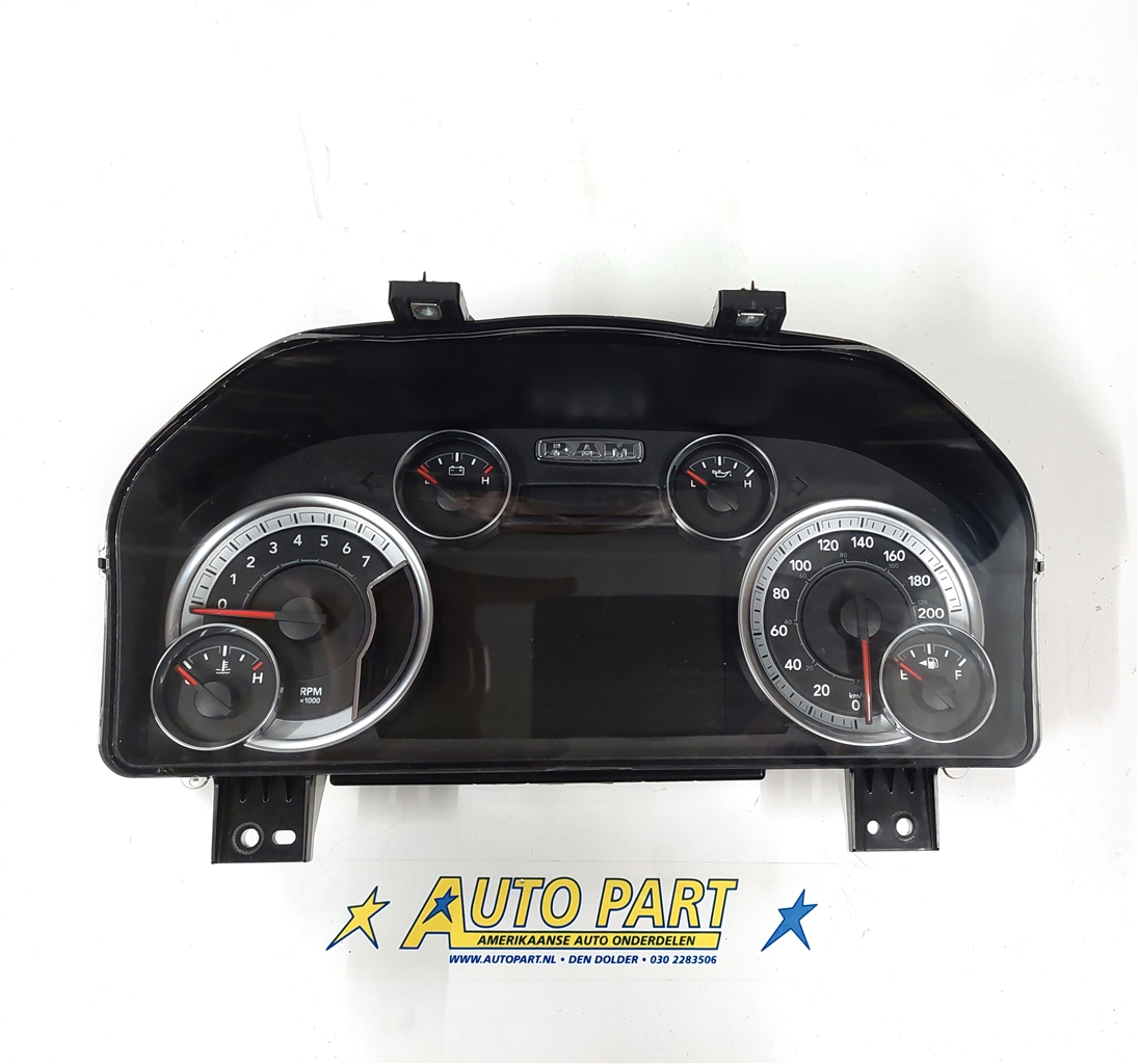 Dodge Ram pickup dashboard klok KM/H 2017-2018