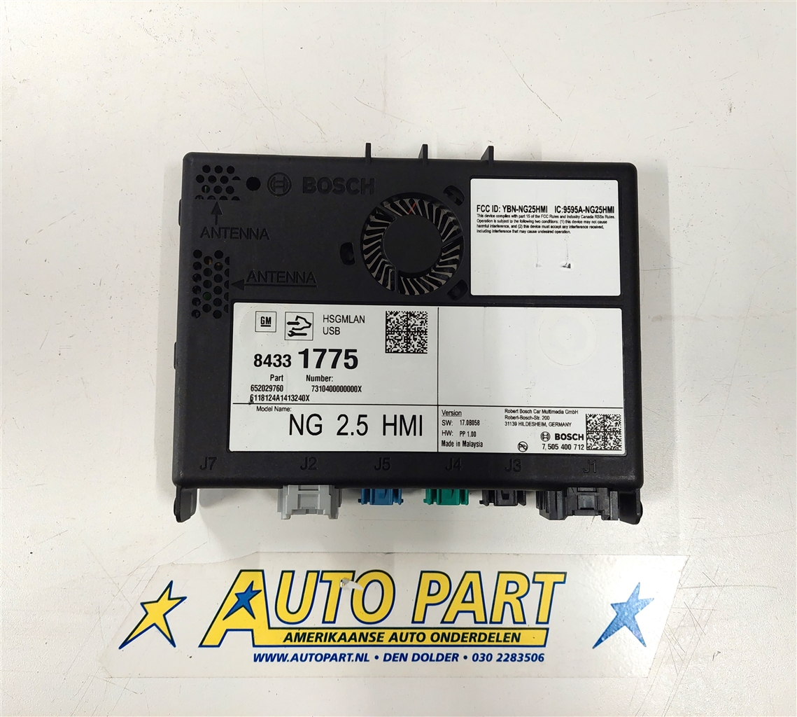 Chevrolet Silverado HMI 2.5 module 2018