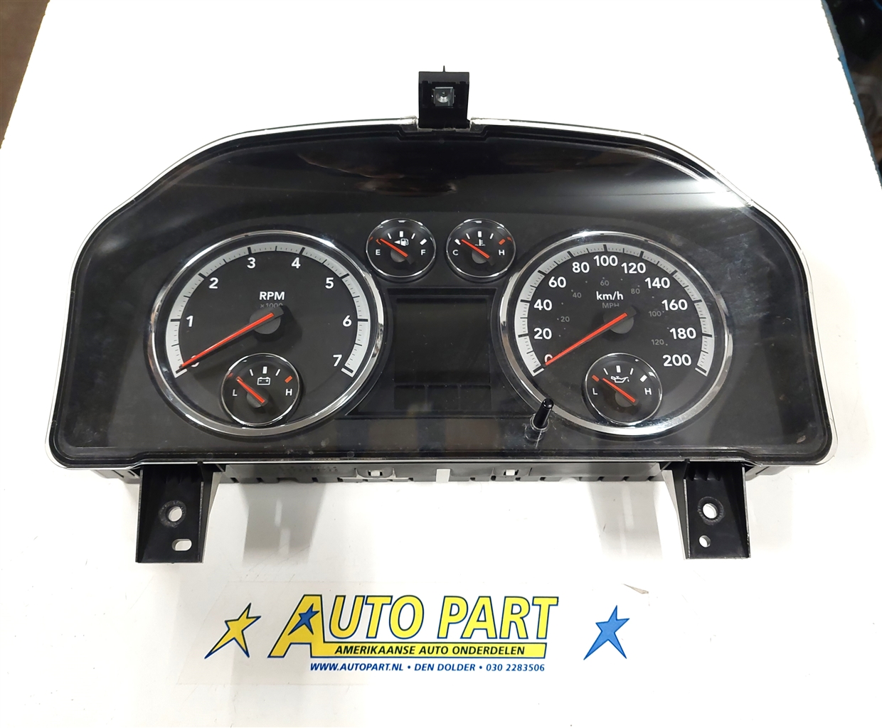 Dodge Ram pickup km/h dashboard klok 2011