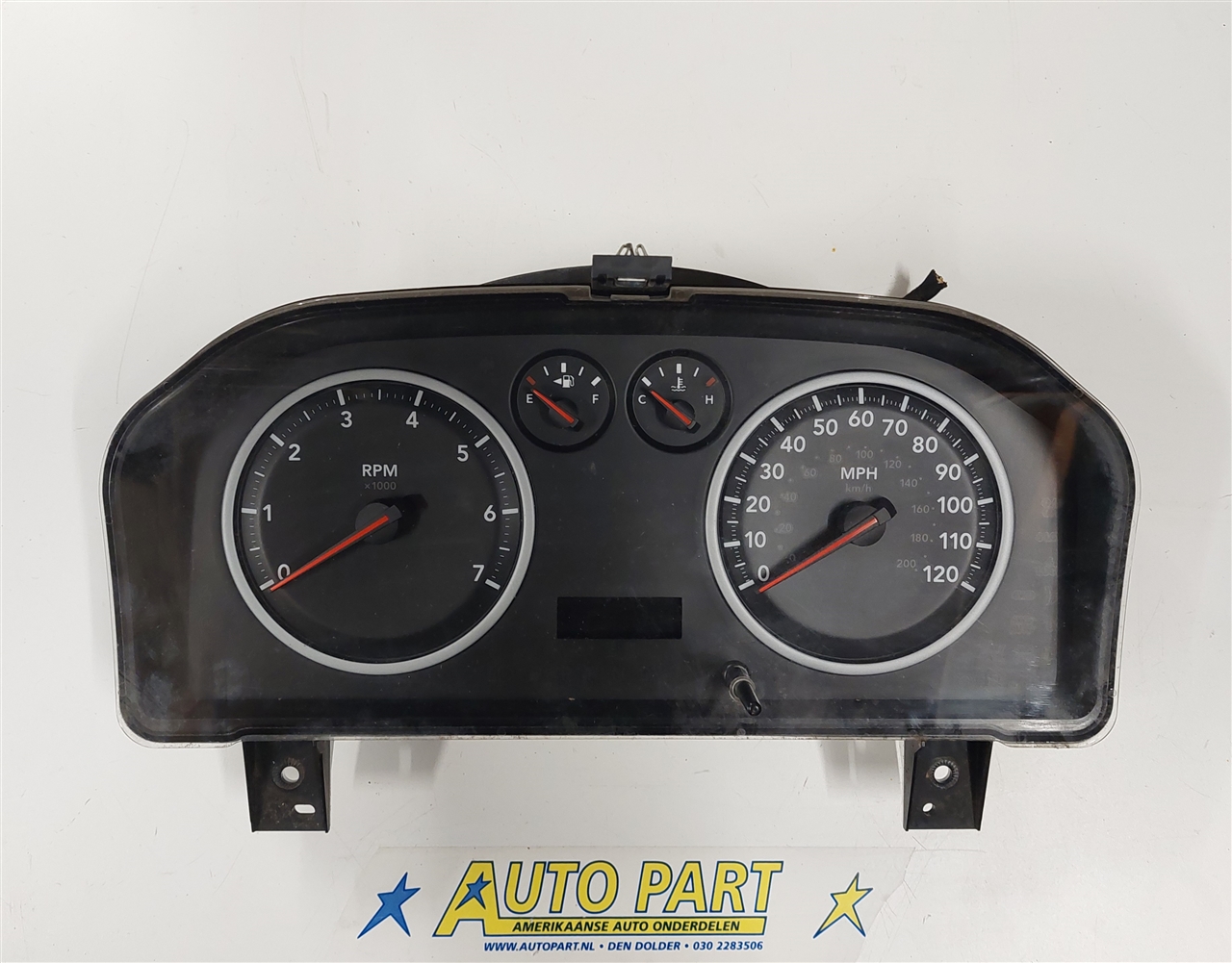 Dodge Ram pickup dashboard klok 2010