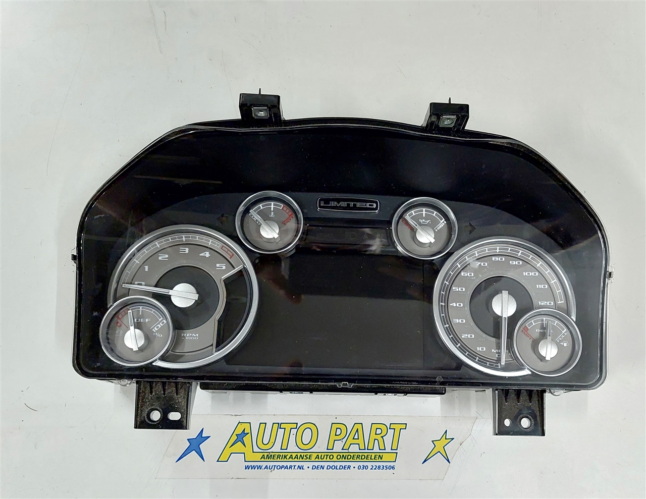 Dodge Ram Diesel dashboard klok 2017