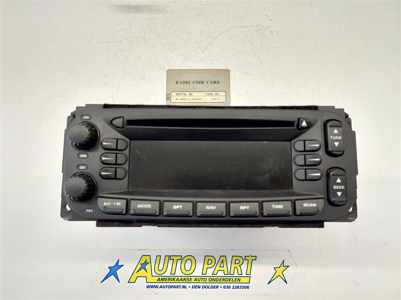 Dodge Ram radio met navigatie 2003-2005