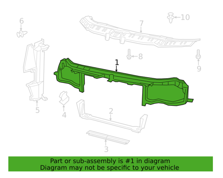 Chrysler 300 radiateurframe 2011-2023