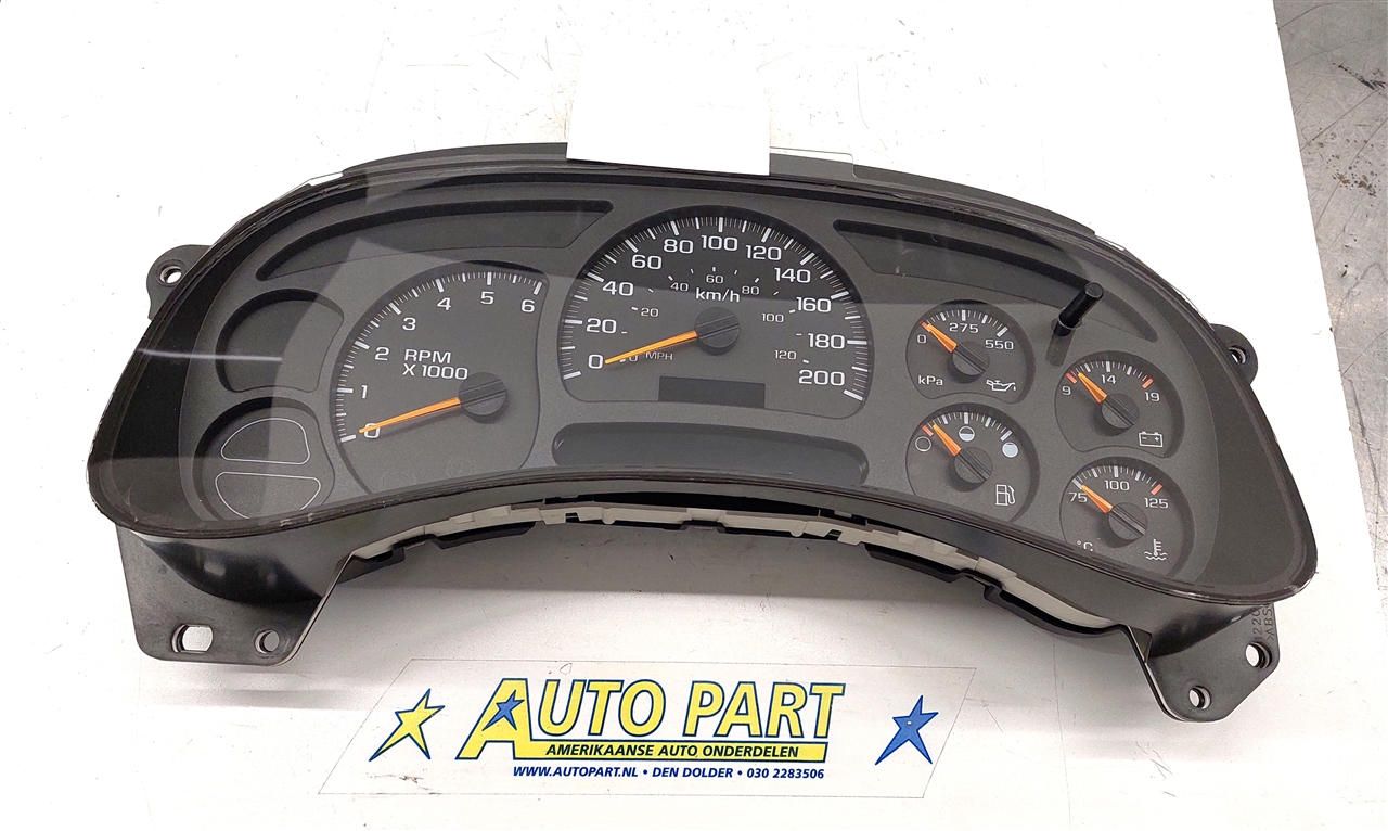 Chevrolet Avalanche dashboard klok 2003-2005