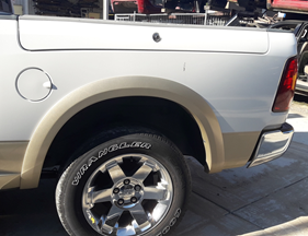 Dodge Ram 1500 Laramie wit voor onderdelen