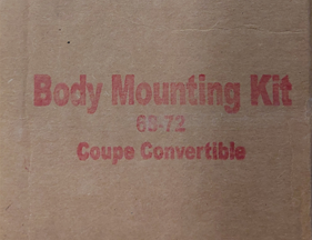 Chevrolet Corvette C3 body mount kit 1968-1972