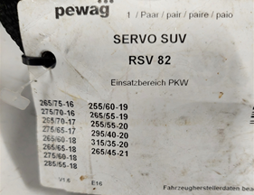 Pewag Servo SUV RSV82 sneeuwkettingen